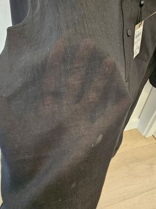 Massimo Dutti Camisa Ligera Negra