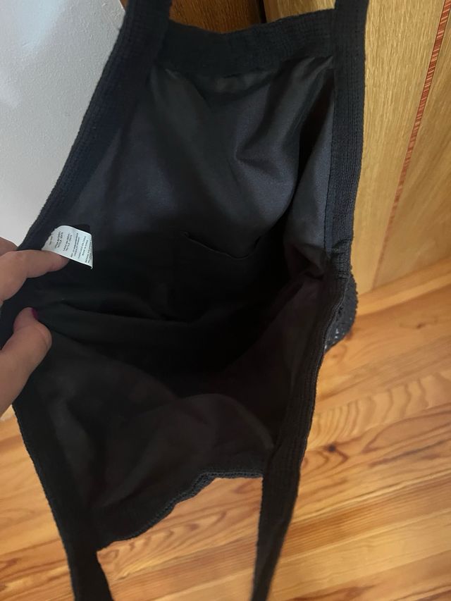 Bolso Tote Negro y Blanco