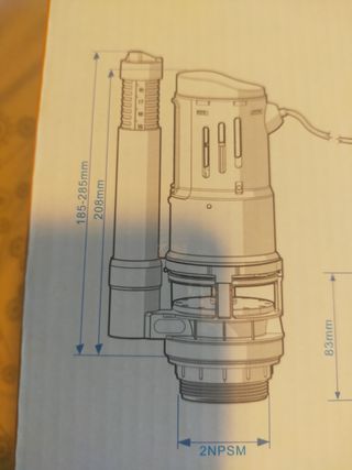 Válvula Doble Descarg Ibergrif  (leer descripción)