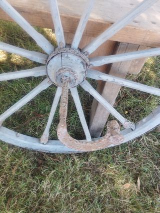 Antiguo Volante de Rueda de Afilador