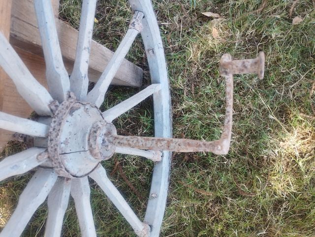 Antiguo Volante de Rueda de Afilador