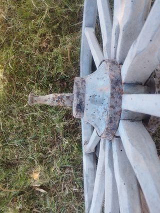 Antiguo Volante de Rueda de Afilador