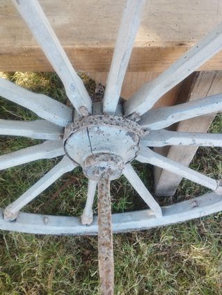 Antiguo Volante de Rueda de Afilador