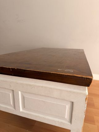 Mesa de salón rústica madera