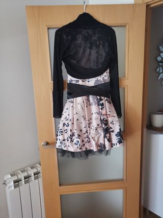 Vestido Rinascimento floral con bolero