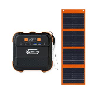 Estación de energía solar FlashFish A101 y panel 3