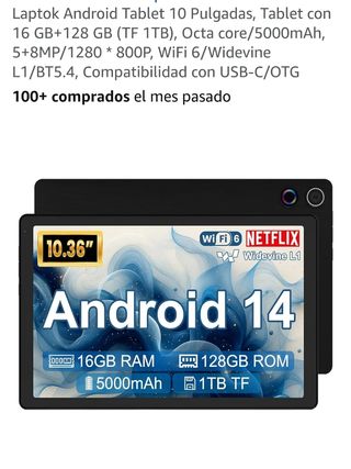 Tablet 10.4 pulgadas android 14.