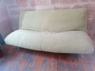 Sofá Cama Verde Tela