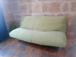 Sofá Cama Verde Tela
