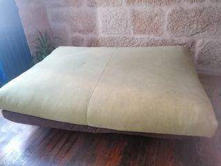 Sofá Cama Verde Tela