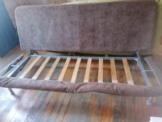 Sofá Cama Verde Tela
