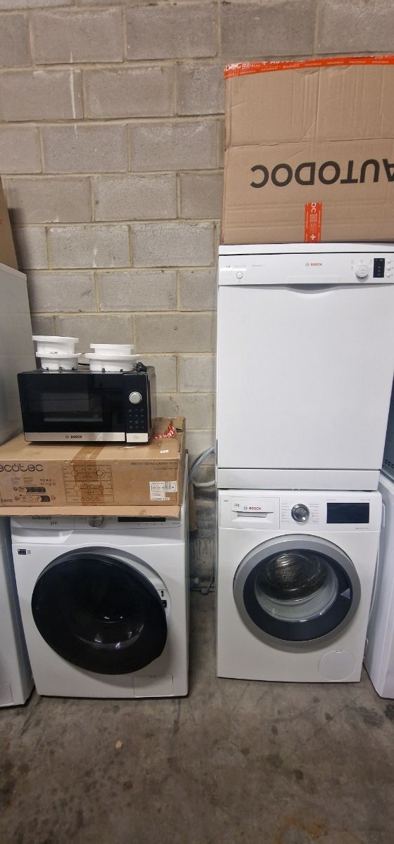 Lavadoras, lavavajillas, lavadora-secadora y horno