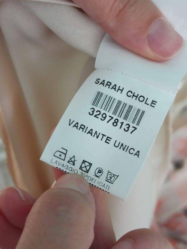 Abito Sarah Chole Beige Floreale
