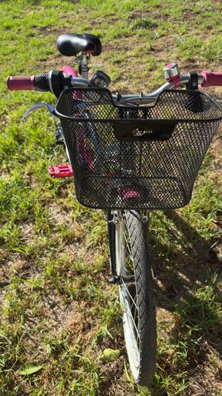 Bicicleta niña B'TWIN azul y rosa