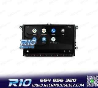RADIO GPS ANDROID 12 PARA VW SEAT SKODA