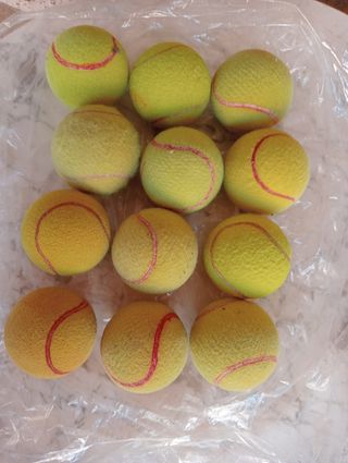 Lote 12 pelotas de tenis