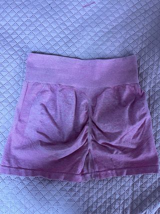Mallas cortas gimnasio rosa