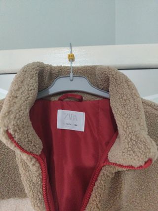 Cazadora borreguito niño Zara 13/14