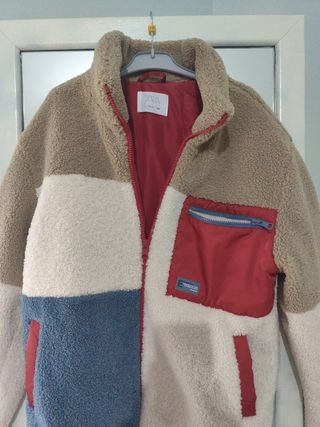 Cazadora borreguito niño Zara 13/14