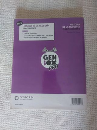 Historia de la Filosofía 2º Bachillerato. Libro...