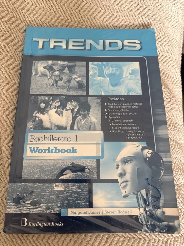 libro inglés Trends 1 Bachillerato workbook