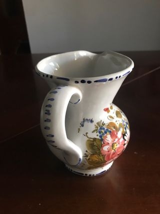 Vaso in ceramica floreale