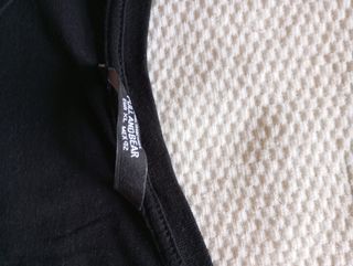 Camiseta Pull & Bear Negra Talla XL