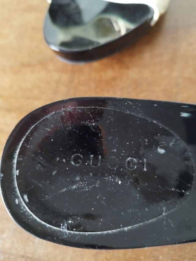 Scarpe Gucci sabot con morsetto