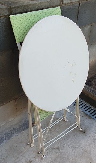 Mesa y Silla Balcón