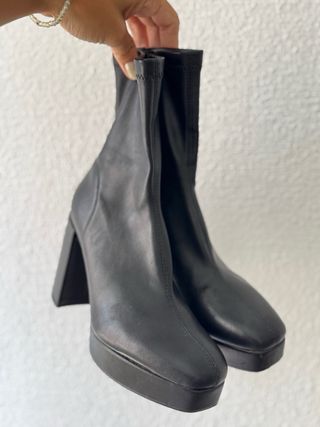 Botines negros Stradivarius talla 38