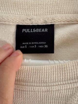 Camiseta Pull&Bear Beige