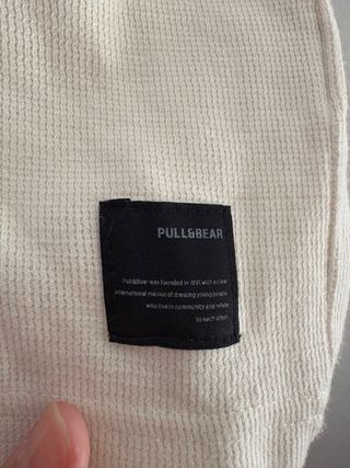 Camiseta Pull&Bear Beige