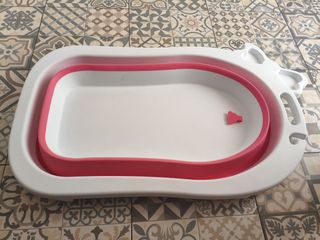Bañera Plegable Bebé Rosa