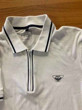 Polo Armani Bianco Uomo