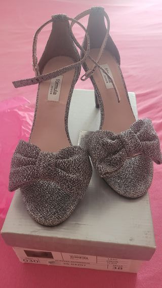 Sandalias Fiesta Fórmula Joven Plata