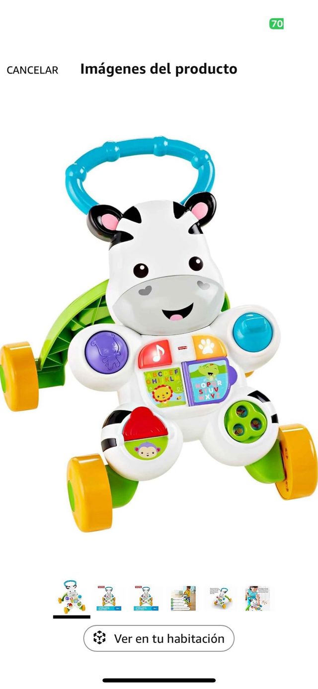 Andador Correpasillos Cebra Fisher-Price