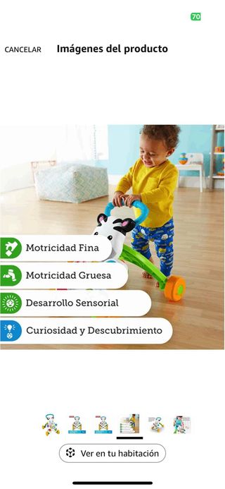 Andador Correpasillos Cebra Fisher-Price