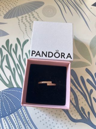 Anillo Pandora Rosa Talla 60