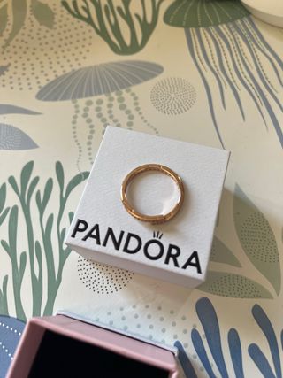 Anillo Pandora Rosa Talla 60