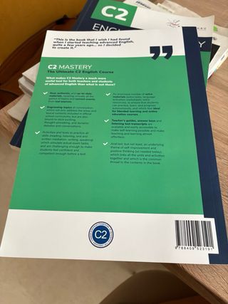Libro English Mastery C2 volumen I y II