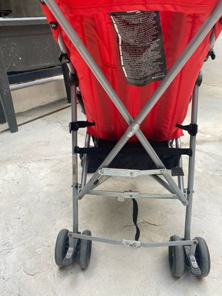Carrito de paseo Asalvo Baby rojo