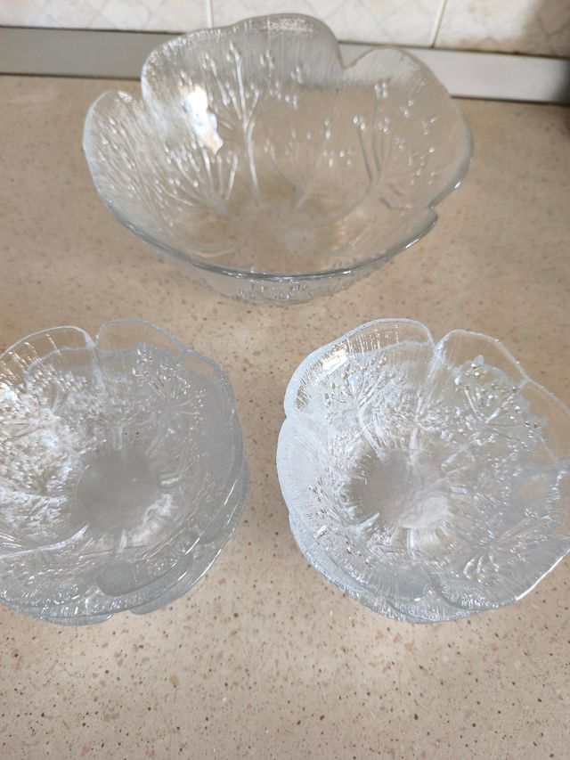 Servizio macedonia in vetro