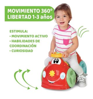 Correpasillos y andador Chicco rojo