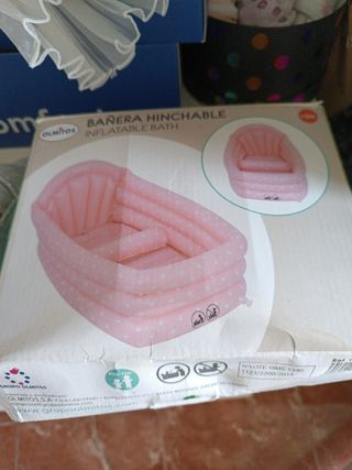 Bañera Hinchable Olmitos Viaje Rosa