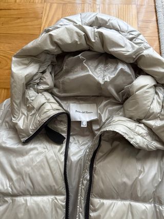Parka Pedro del Hierro plateada