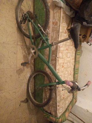 Bicicleta infantil verde