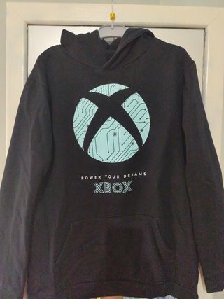 Sudadera Xbox Negra Niño Talla 13/14
