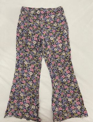 Pantalones de campana florales