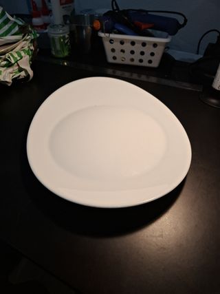 Bandeja de servicio blanca
4 piezas