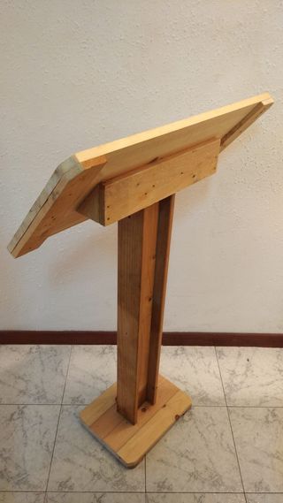 Atril Portamenús Madera 3 Hojas A4